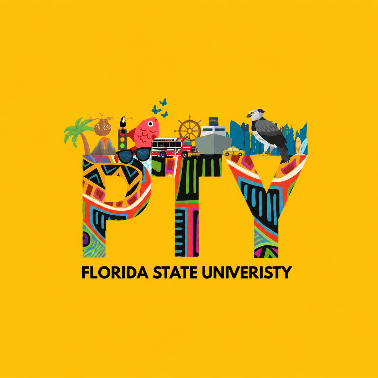 Panamanian Student Association (PTY) Logo