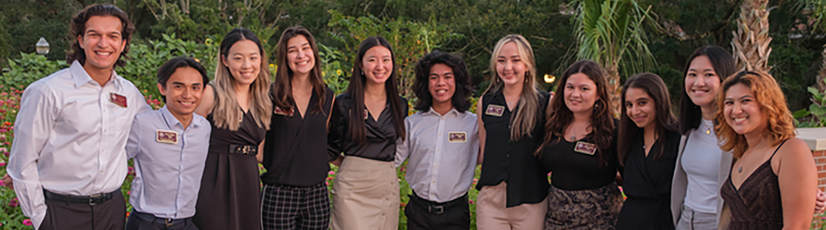 group of people smiling for the camera